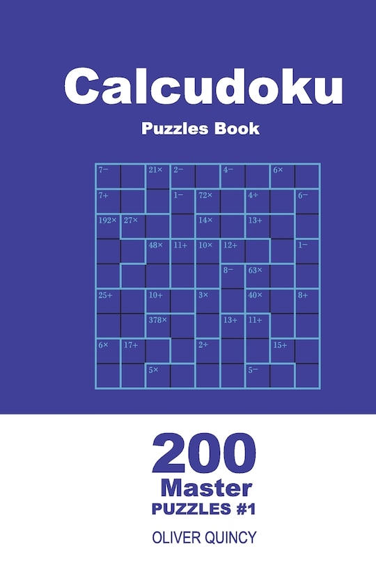 Couverture_Calcudoku Puzzles Book - 200 Master Puzzles 9x9 (Volume 1)