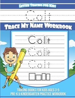 Front cover_Colt Letter Tracing for Kids Trace my Name Workbook