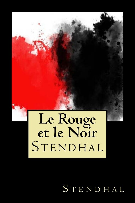 Couverture_Le Rouge et le Noir (French Edition)