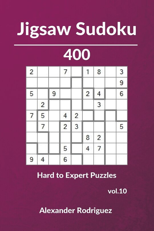 Couverture_Jigsaw Sudoku Puzzles - 400 Hard to Expert vol. 10
