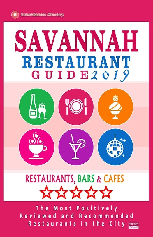 Front cover_Savannah Restaurant Guide 2019