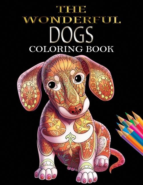 Front cover_The Wonderful Dogs Coloring Book