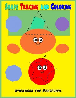 Couverture_Shape Tracing and Coloring Preschool Workbook