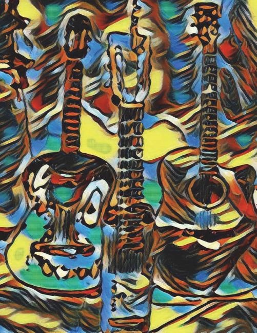 Front cover_Sheet Music for Guitar - 200 PAGES - 8.5 X 11
