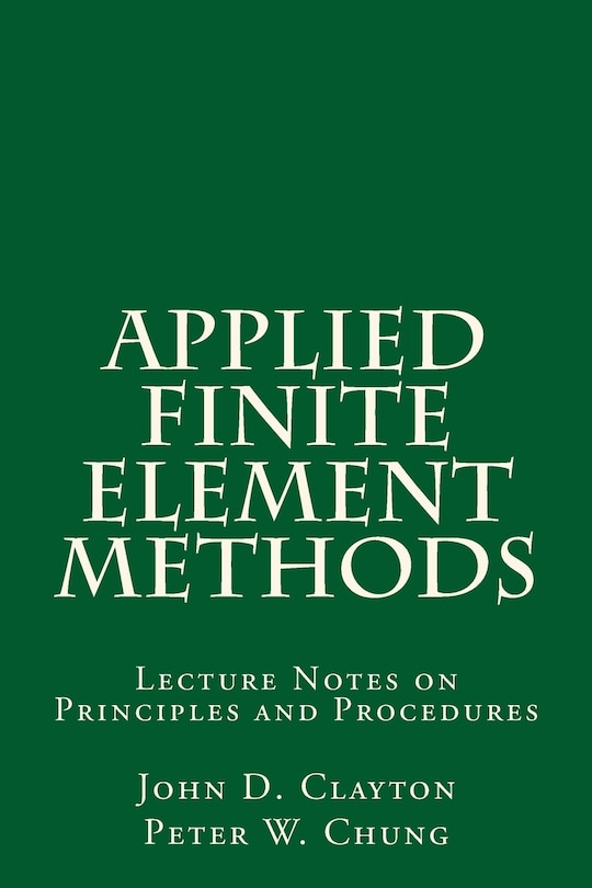 Front cover_Applied Finite Element Methods