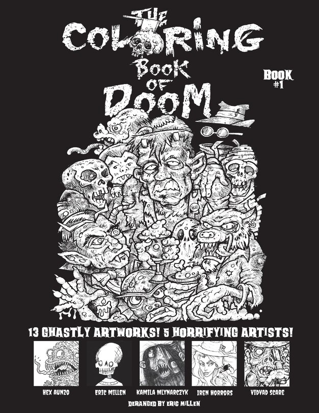 Front cover_The Coloring Book of DOOM!