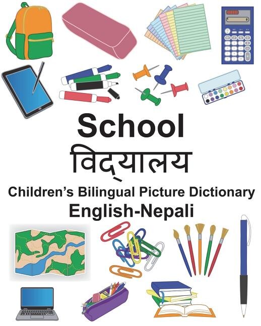 Couverture_English-Nepali School Children's Bilingual Picture Dictionary