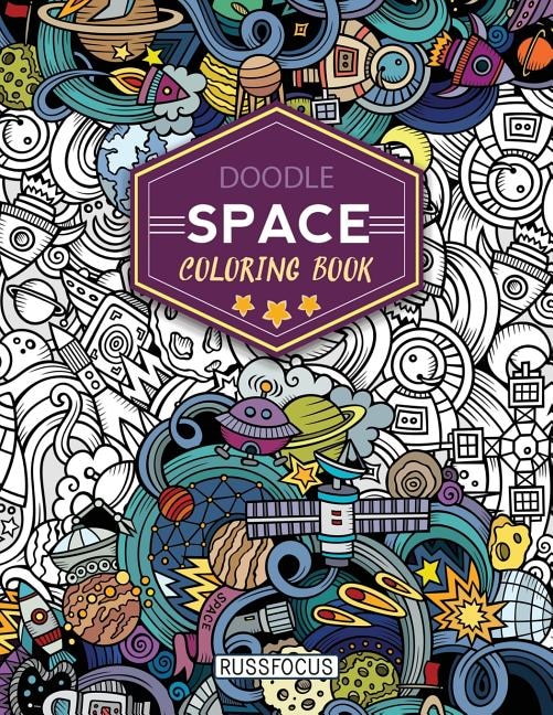 Couverture_Doodle Space Coloring Book