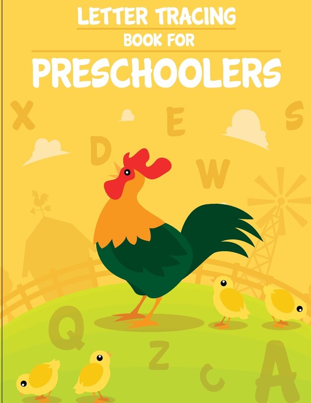 Front cover_Letter Tracing Book for Preschoolers