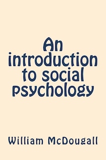 Front cover_An introduction to social psychology
