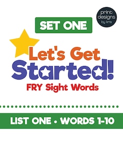 Front cover_Let's Get Started! Fry Sight Words -Set One