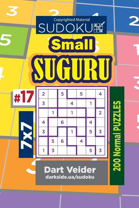 Front cover_Sudoku Small Suguru - 200 Normal Puzzles 7x7 (Volume 17)