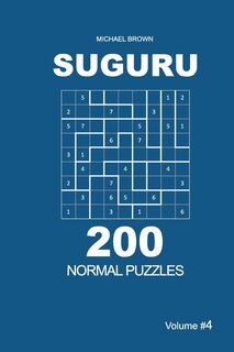 Couverture_Suguru - 200 Normal Puzzles 9x9 (Volume 4)