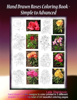 Couverture_Hand Drawn Roses Coloring Book - Simple to Advanced