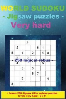 Front cover_World Sudoku - Jigsaw Puzzles Very Hard - 250 Logical Rebus