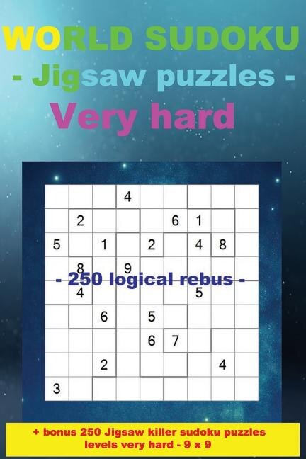Front cover_World Sudoku - Jigsaw Puzzles Very Hard - 250 Logical Rebus