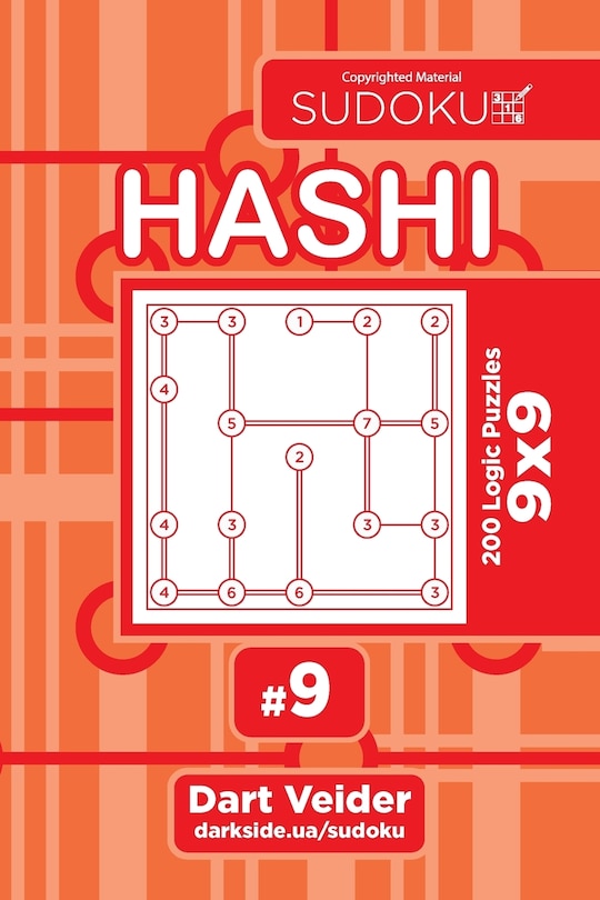 Front cover_Sudoku Hashi - 200 Logic Puzzles 9x9 (Volume 9)