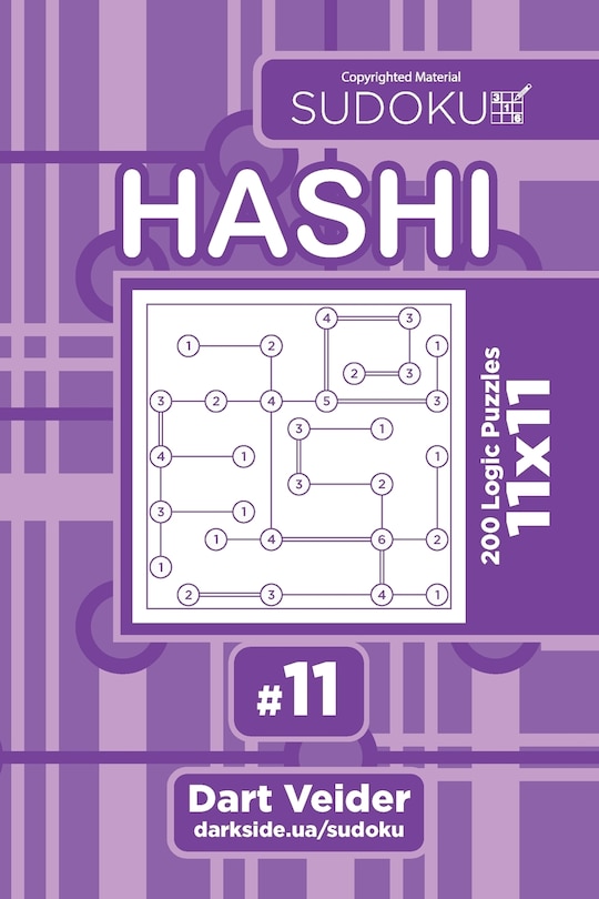 Front cover_Sudoku Hashi - 200 Logic Puzzles 11x11 (Volume 11)