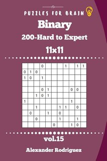 Couverture_Puzzles for Brain - Binary 200 Hard to Expert 11x11 vol. 15