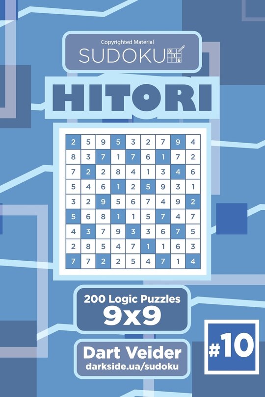 Couverture_Sudoku Hitori - 200 Logic Puzzles 9x9 (Volume 10)