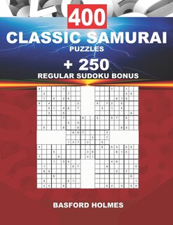 Front cover_400 CLASSIC SAMURAI PUZZLES + 250 regular Sudoku BONUS