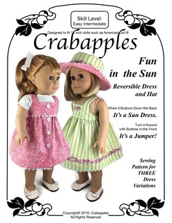 Fun In The Sun: Sewing Instructions and Full Size Patterns for Popular 18 Dolls