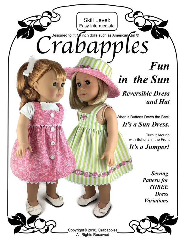 Fun In The Sun: Sewing Instructions and Full Size Patterns for Popular 18 Dolls