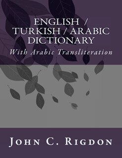 Front cover_English / Turkish / Arabic Dictionary