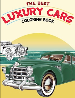 Front cover_The Best Luxury Cars Coloring Book