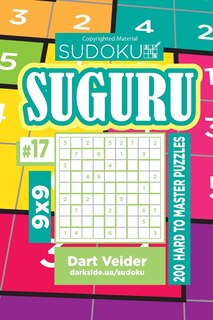 Front cover_Sudoku Suguru - 200 Hard to Master Puzzles 9x9 (Volume 17)