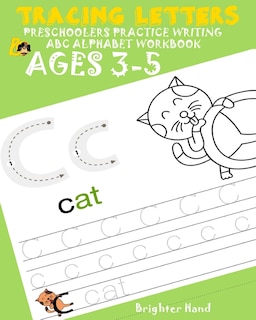 Front cover_TRACING LETTER Preschoolers*Practice Writing*ABC ALPHABET WORKBOOK, KIDS*AGES 3-5