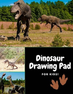 Dinosaur Drawing Pad for Kids: Best Gifts for Age 4, 5, 6, 7, 8, 9, 10, 11, and 12 Year Old Boys and Girls - Great Art Gift, Top Boy Toys and Books