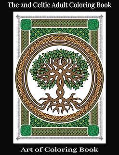 Front cover_The 2nd Celtic Adult Coloring Book