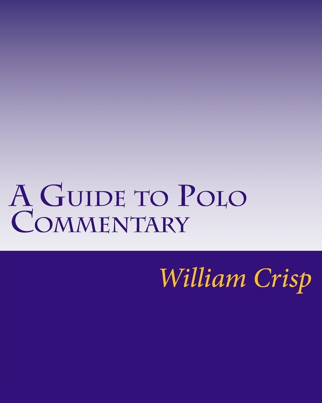 Front cover_A Guide to Polo Commentary
