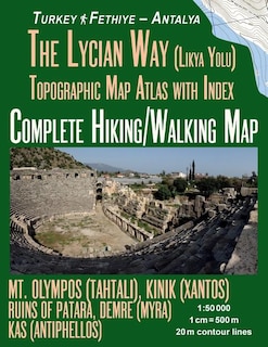 Couverture_The Lycian Way (Likia Yolu) Topographic Map Atlas with Index 1