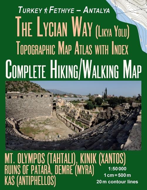 Couverture_The Lycian Way (Likia Yolu) Topographic Map Atlas with Index 1