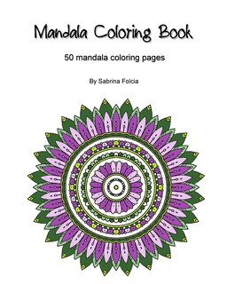 Front cover_Mandala coloring book - Volume 1