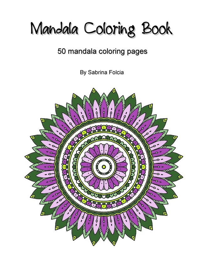 Front cover_Mandala coloring book - Volume 1