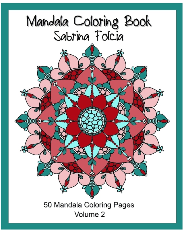 Front cover_Mandala Coloring Book - Volume 2