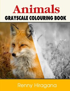 Front cover_Animals Grayscale Coloring Book
