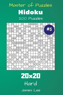 Couverture_Master of Puzzles Hidoku - 200 Hard 20x20 vol. 5