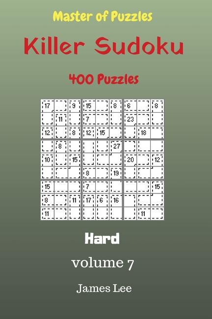 Front cover_Master of Puzzles - Killer Sudoku 400 Hard Puzzles 9x9 vol. 7