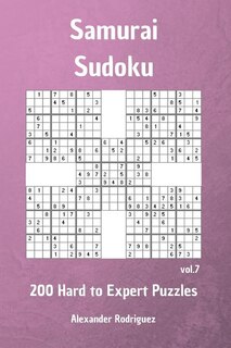 Front cover_Samurai Sudoku Puzzles - 200 Hard to Expert vol. 7