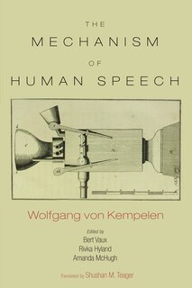 Couverture_The Mechanism of Speech