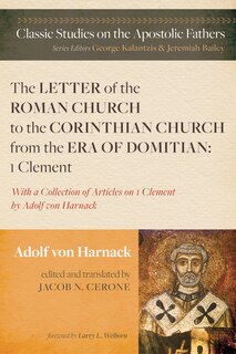 Couverture_The Letter of the Roman Church to the Corinthian Church from the Era of Domitian: 1 Clement