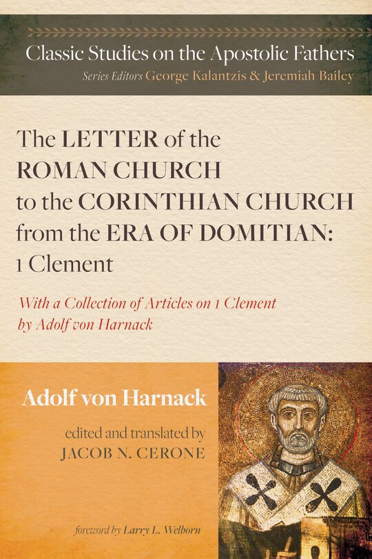 Couverture_The Letter of the Roman Church to the Corinthian Church from the Era of Domitian: 1 Clement