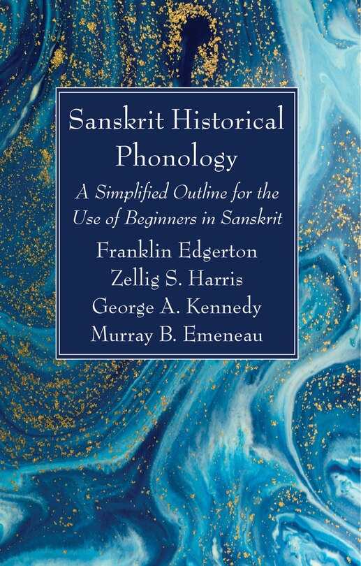 Front cover_Sanskrit Historical Phonology