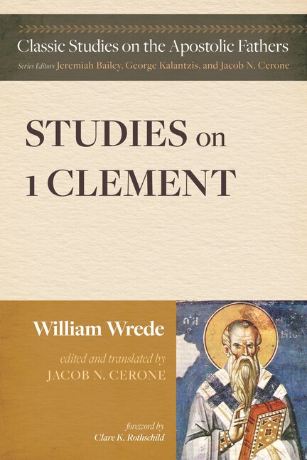 Couverture_Studies on First Clement