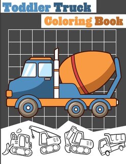 Front cover_Toddler Truck Coloring Book