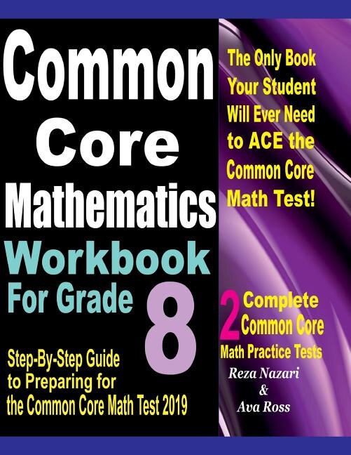 Front cover_Common Core Mathematics Workbook For Grade 8